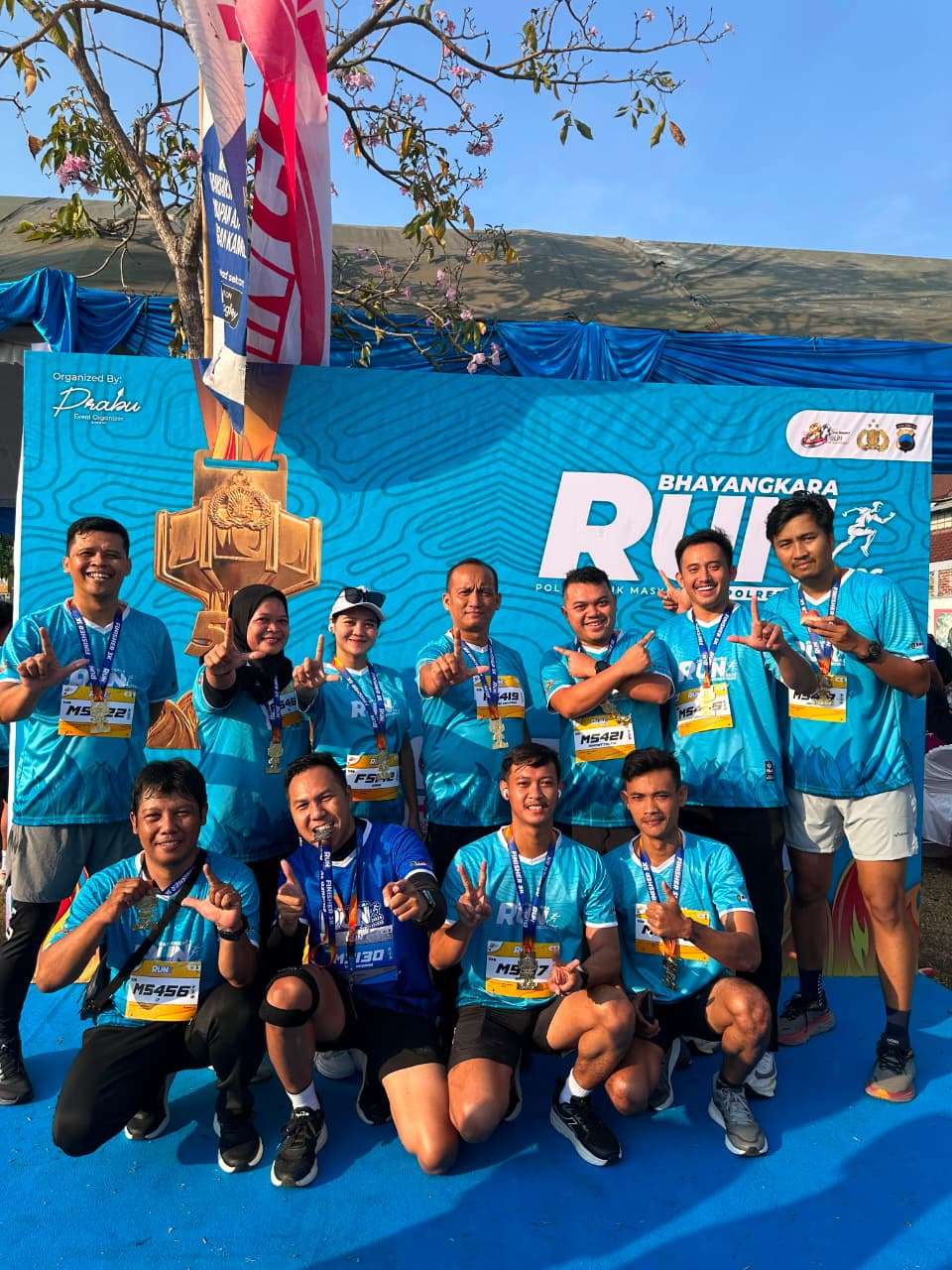 DLH Runners Berpartisipasi dalam Bhayangkara Run 80