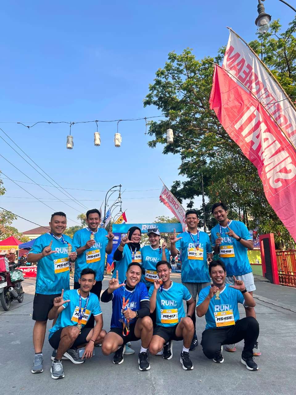 DLH Runners Berpartisipasi dalam Bhayangkara Run 80