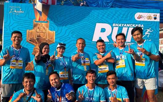 DLH Runners Berpartisipasi dalam Bhayangkara Run 80