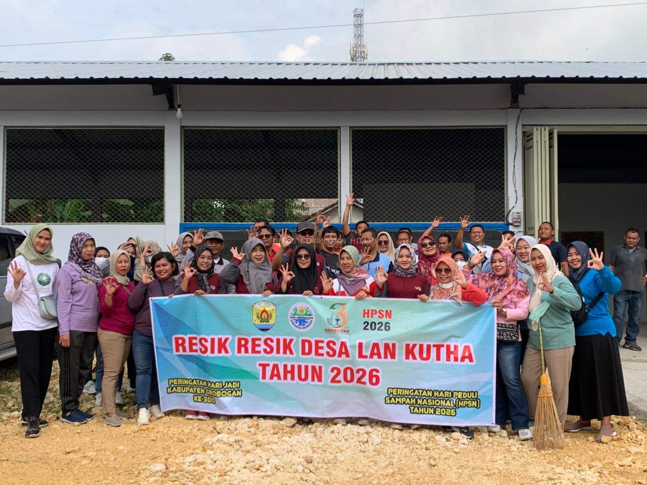 Resik-resik Desa Lan Kutha: Grobogan Bergerak Serentak Perangi Sampah Jelang HUT ke-300