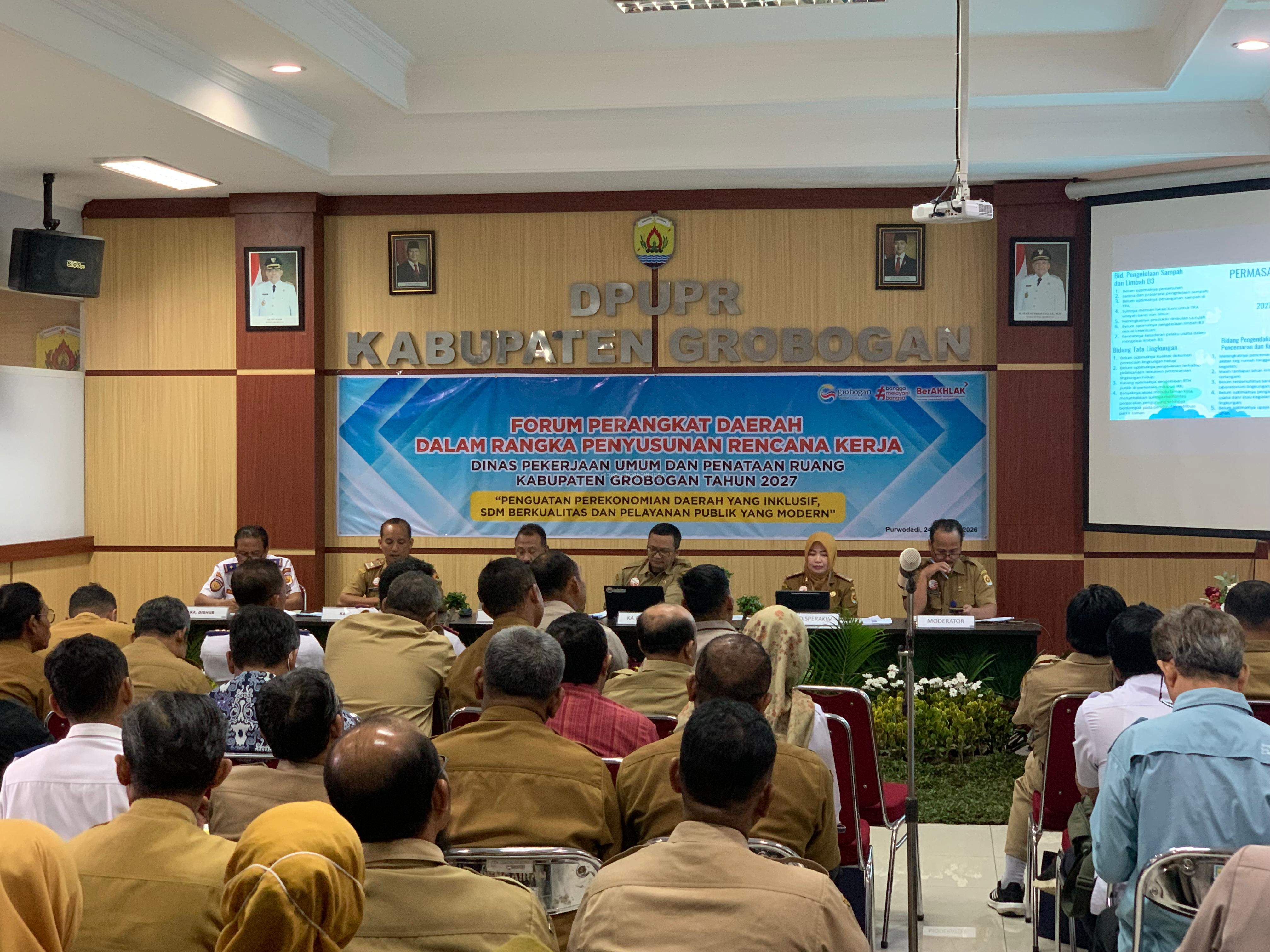 DLH Grobogan Gelar Forum Perangkat Daerah, Bahas Isu Strategis Lingkungan Tahun 2027