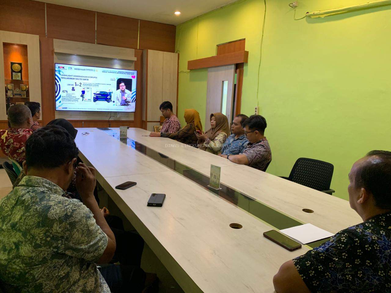 Dinas Lingkungan Hidup Grobogan Nobar Webinar Pariwara Antikorupsi 2026, Perkuat Budaya Integritas di Lingkungan Kerja