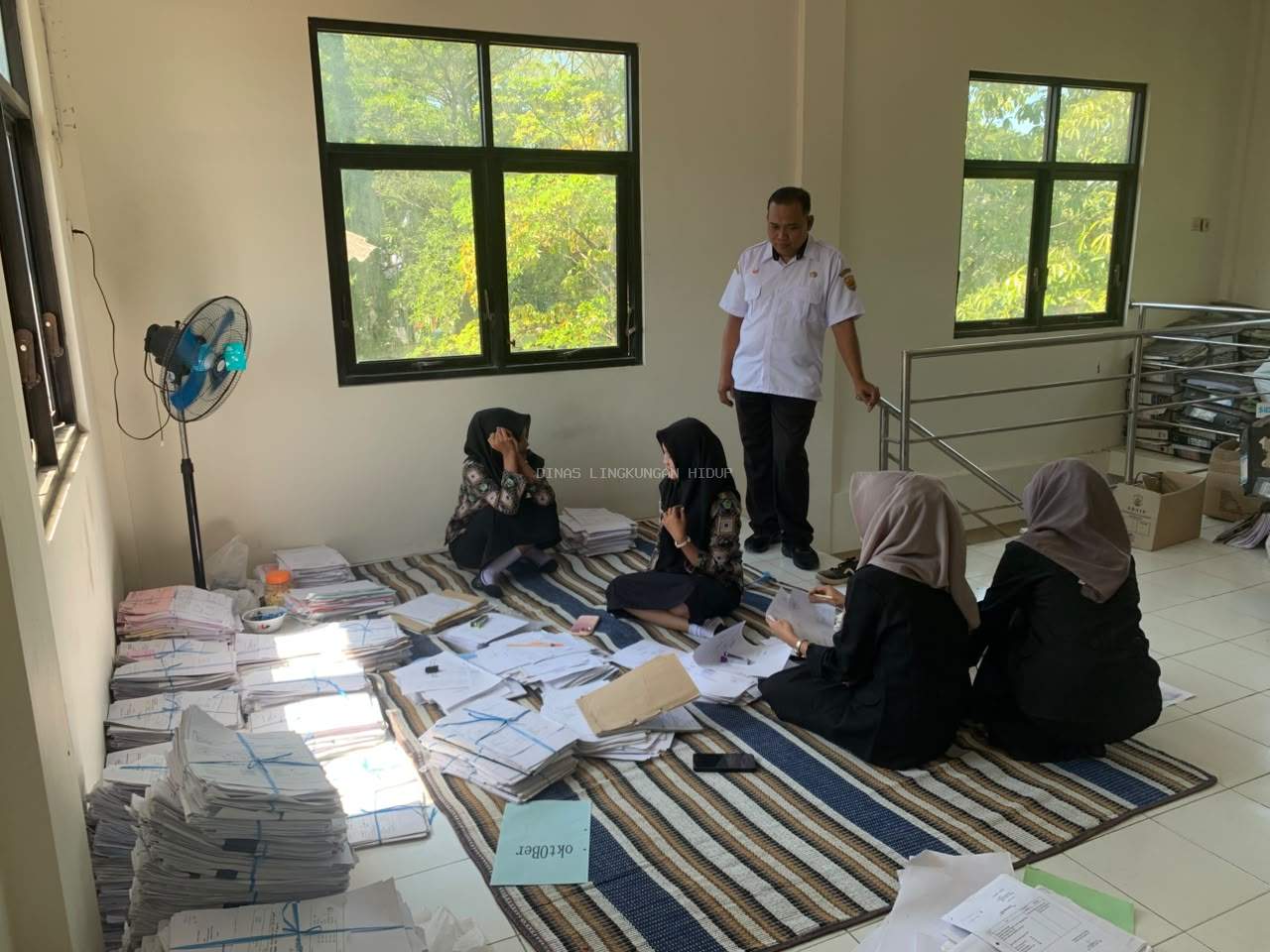 Perkuat Arsip, Beri Pengalaman Kerja Nyata: DLH Grobogan Kerahkan Siswa PKL Tata Dokumen Lingkungan