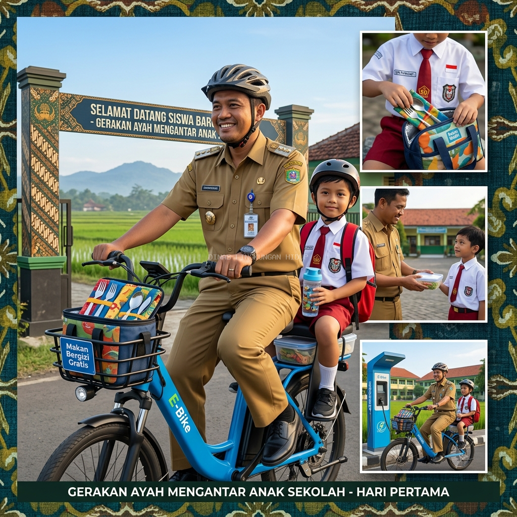 Hari Pertama Sekolah, Saatnya Mengantar Anak dan Menanamkan Kepedulian Lingkungan Sejak Dini