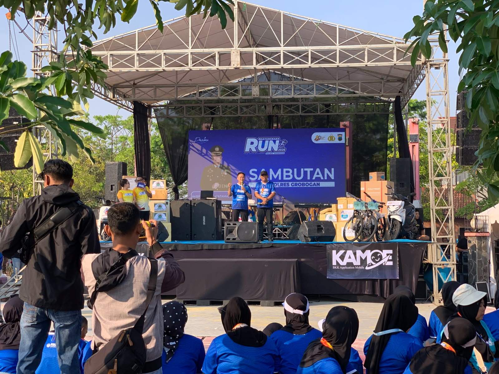 Tumplek Blek! Bhayangkara Run 80 Meriahkan Grobogan, Semangat Ribuan Langkah Menggema di Taman Ir. Soekarno
