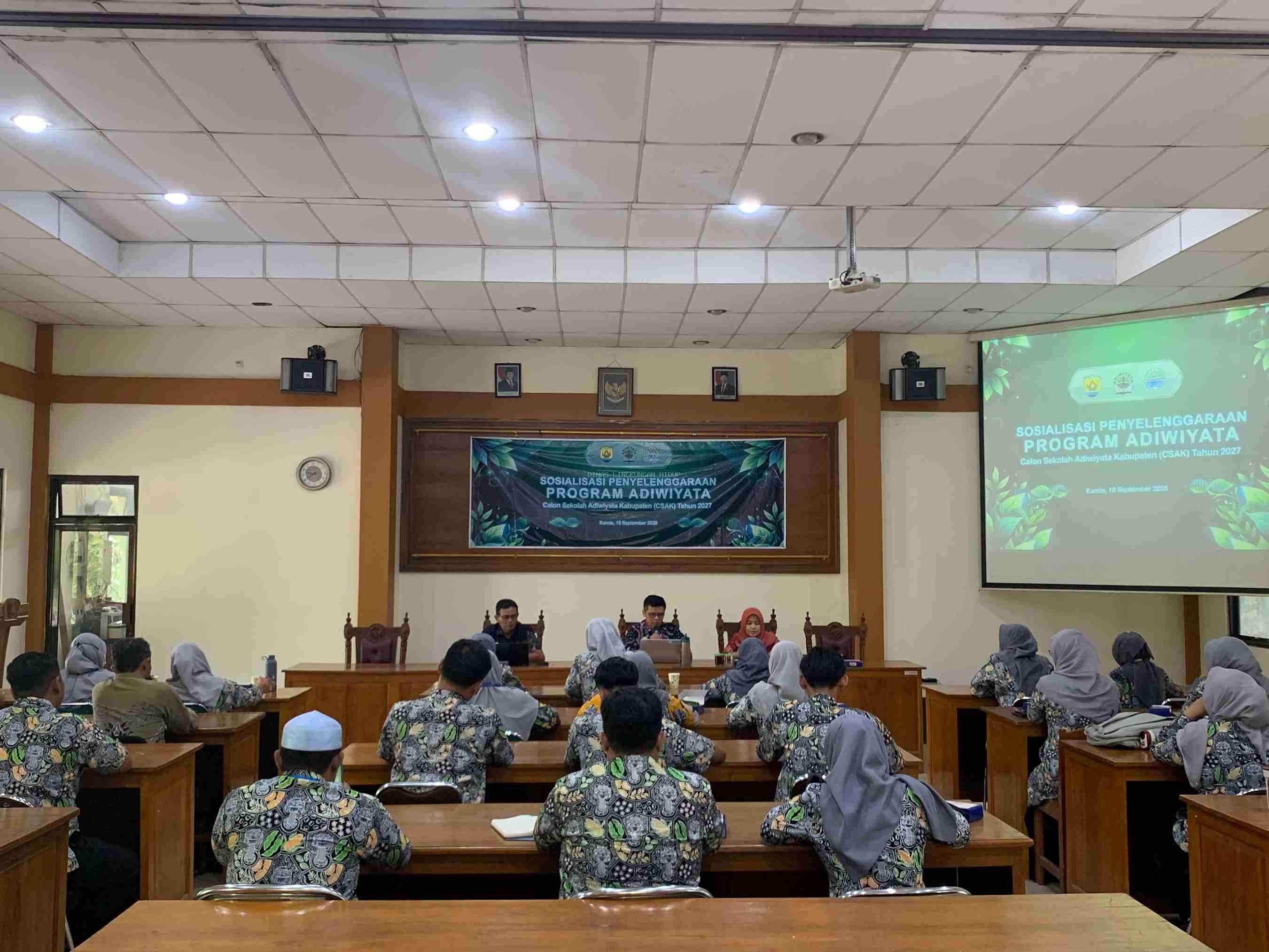 DLH Grobogan Sosialisasikan Program Adiwiyata kepada 29 Calon Sekolah Tahun 2027