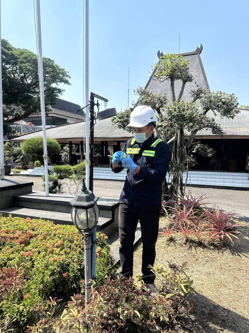 DLH Grobogan Ambil Passive Sampler Setelah 14 Hari Pemantauan Kualitas Udara